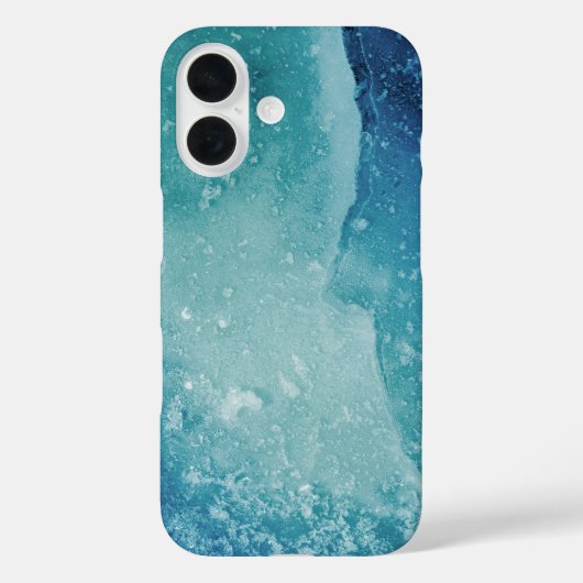 Turquoise Ice Abstracte Art Foto Case-Mate iPhone Case (Achterkant)