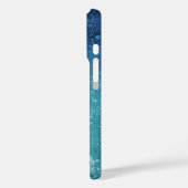 Turquoise Ice Abstracte Art Foto Case-Mate iPhone Case (Achterkant / Links)
