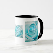 Turquoise Ice Roos Mok (Voorkant rechts)