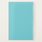 Turquoise, ik voel me knitty, zo knitty planner (Achterkant)