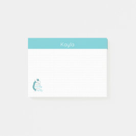 Turquoise, ik voel me knitty, zo knitty post-it® notes