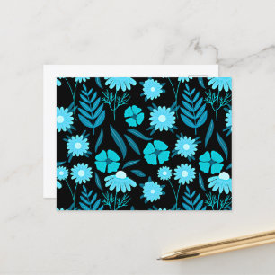 Turquoise in bloei briefkaart