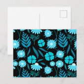 Turquoise in bloei briefkaart (Voorkant / Achterkant)