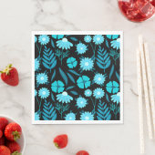 Turquoise in bloei servet (Insitu)