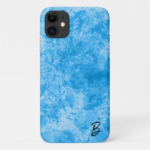 Turquoise Ink Mess Gepersonaliseerde Telefoonhoes Case-Mate iPhone Case