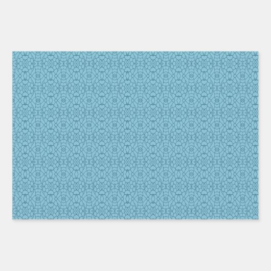Turquoise Inpakpapier Vel (Voorkant 3)