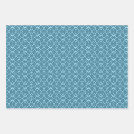 Turquoise Inpakpapier Vel