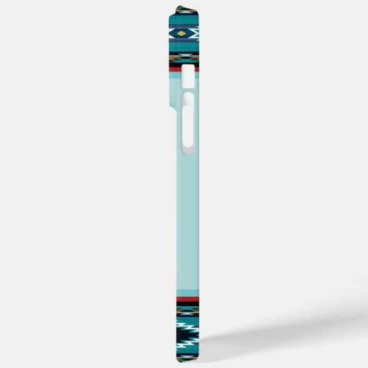 Turquoise iPhone Case (Achterkant / Links)