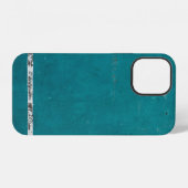 Turquoise iPhone Hoesje (Achterkant horizontaal)
