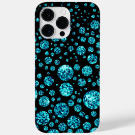 TURQUOISE IRIDESCENT DIAMOND KIJK Case-Mate iPhone 14 PRO MAX HOESJE