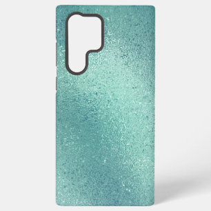 Turquoise iriserende textuur achtergrond samsung galaxy hoesje