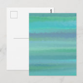Turquoise is mijn favoriete Briefkaart (Voorkant / Achterkant)