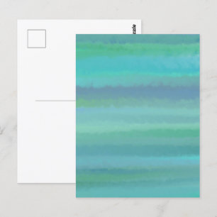 Turquoise Is Mijn Favoriete Kleur Ansichtkaart Briefkaart