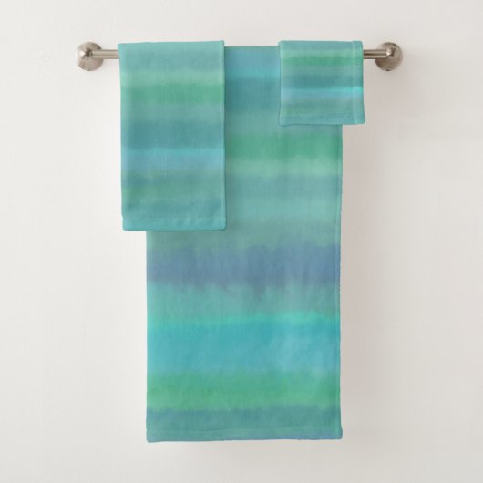 Turquoise Is Mijn Favoriete Kleur Bad Handdoek Set (Insitu)