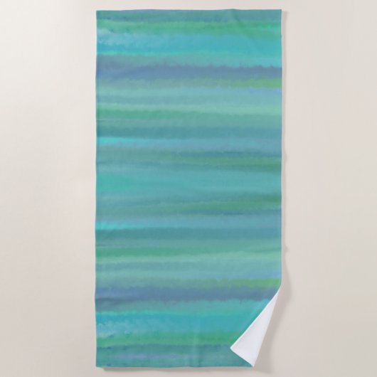 Turquoise is mijn favoriete kleur strandlaken (Voorkant)