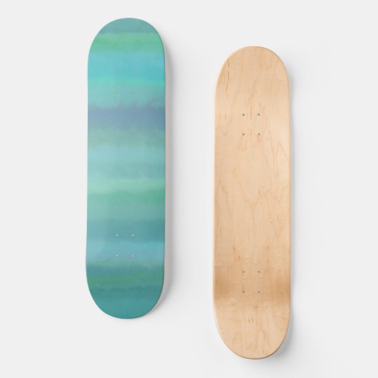 Turquoise is mijn favoriete kleurenskateboard persoonlijk skateboard (Voorkant)