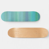 Turquoise is mijn favoriete kleurenskateboard persoonlijk skateboard (Horizontaal)