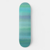 Turquoise is mijn favoriete kleurenskateboard persoonlijk skateboard (Voorkant)