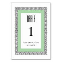 Turquoise Islamitische geometrische grens bruiloft