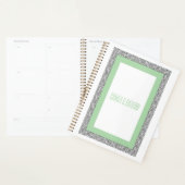 Turquoise Islamitische geometrische grens bruiloft Planner (Display)