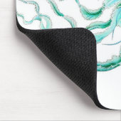 Turquoise Jellyfish Nautical/Beach Muismat (Hoek)