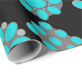 Turquoise Jewelry Wrapping Paper Cadeaupapier (Rol Hoek)