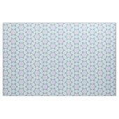 Turquoise Kaleidoscope Geometric Flower Pattern Stof (Fat Quarter)