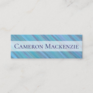 Turquoise Kantoor   Blauw Blauwgroen kalkspoelpens Mini Visitekaartje