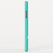 Turquoise Keep Calm en Carry on Case-Mate iPhone Case (Achterkant/rechts)