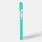 Turquoise Keep Calm en Carry on Case-Mate iPhone Case (Achterkant / Links)