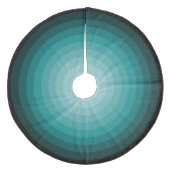 Turquoise Kerstmis Snoep Tree Skirt van Janz Fleece Kerstboom Rok (Voorkant)