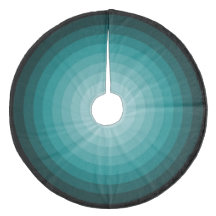 Turquoise Kerstmis Snoep Tree Skirt van Janz