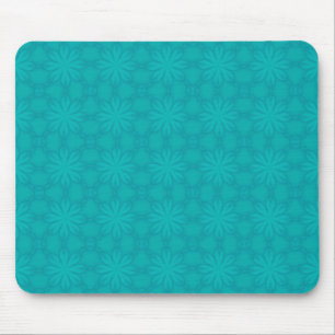 Turquoise Kerstsneeuw Muismat