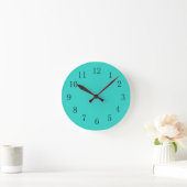 Turquoise Kitchen Kitchen Clock Ronde Klok (Huis)