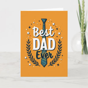 Turquoise Kledingstuk Beste Papa Ooit Kaart