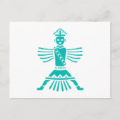 turquoise knifewing briefkaart (Voorkant)