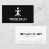 turquoise knifewing visitekaartje (Voorkant / Achterkant)