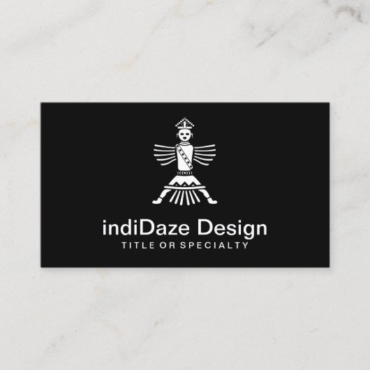 turquoise knifewing visitekaartje (Voorkant)