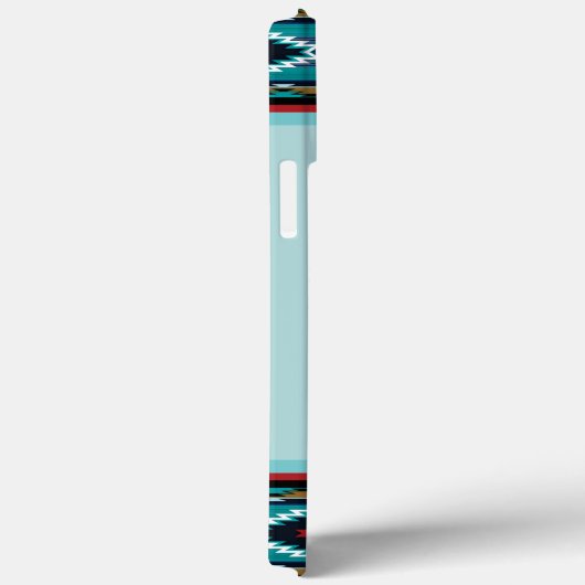 Turquoise Kokopell iPhone Case (Achterkant / Rechts)