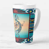 Turquoise Kokopelli Latte Mok (Rechterhoek)