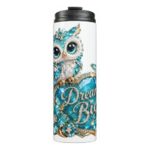 Turquoise Kristal Uil Droombestaan Luxe Design