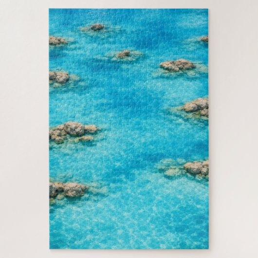 Turquoise Lagune Ocea Water Legpuzzel (Verticaal)