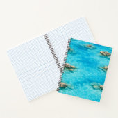 Turquoise Lagune Oceaanwater Notitieboek (Binnen)