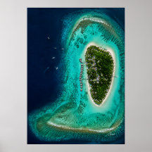 Turquoise Lagune Overwater Bungalows Luchtfoto