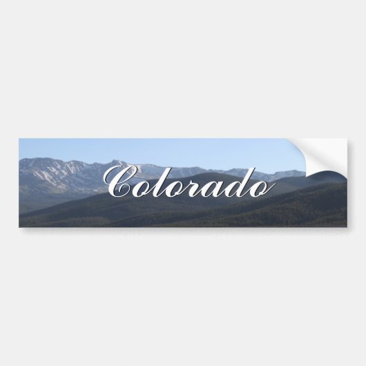 Turquoise Lake, Colorado Bumpersticker (Voorkant)