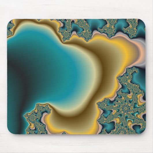 Turquoise Lake Mousepad Muismat (Voorkant)