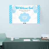 Turquoise Lamb Balloon Boy Baby shower Schattige K Spandoek (Beurs)
