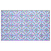 Turquoise Lavendel Paars Marokkaans Geometrisch Stof (Fat Quarter)