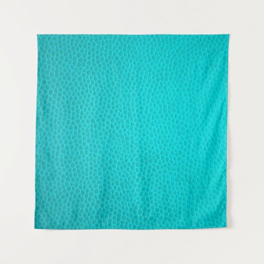 Turquoise leather skin texture skin wandkleed (Voorkant)