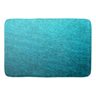 Turquoise Leaves Badmat